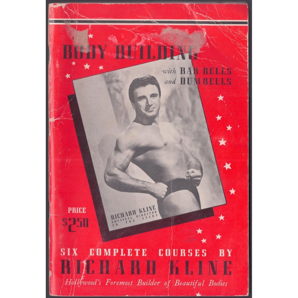 Vintage 1945 Richard Kline Body Building Healthways Hollywood Fitness Booklet